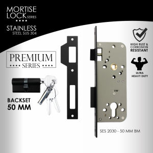 Mortise Lock SES - Body Kunci Pintu - Rumah Kunci SES 2030 - 50mm BM