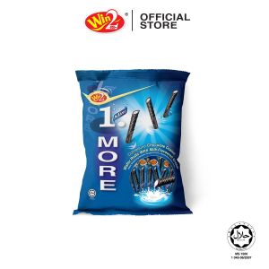 MINI 1 MORE COMPOUND CHOCOLATE COATED WAFER ROLLS WITH MILK FLAVOURED CREAM 300G