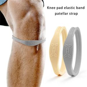 2Pcs Patella Tendon Knee Silicone Strap Comfortable Patella Knee Support for Men Women Basketball Baseball Soccer Hiking
