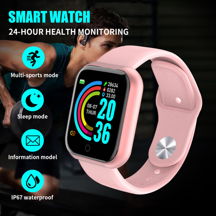 Model peledak Smart Watch Y68 Sport Bluetooth Waterproof Smart