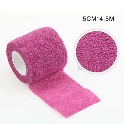 1Roll 4.8m Colorful Sport Self Adhesive Elastic Bandage Wrap Tape Elastoplast For Knee Support Pads Finger Ankle Palm Shoulder
