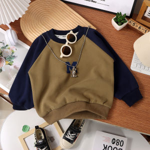 SWEATER CREWNECK MOTIF M ANAK CEWEK COWOK BAHAN TEBAL LEMBUT IMPORT