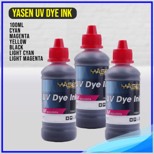 Yasen UV Dye Ink 100ml (C/M/Y/K/LC/LM) | Universal Refill Ink for Epson Inkjet Printer Photo Printing