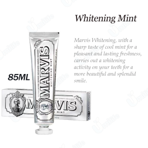【SG】Marvis Toothpaste 85ml Whitening Mint Toothpaste Freshen Mouth and Remove Plaque-Whitening/Sensitives/Smokers