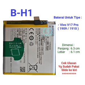 Baterai vivo v17 pro v1909 v1910 BH1 B-H1 batre original batrai