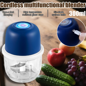 Electric Mini Whirlwind Wireless Grinder Garlic Masher Cordless Garlic Cutter Meat Grinder Food Chopper 电动迷你研磨机