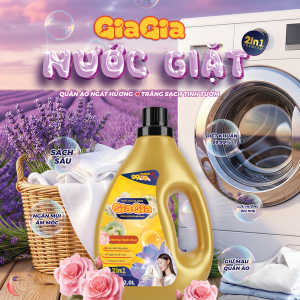 NƯỚC GIẶT GIAGIA 2IN1 – HƯƠNG NGÀN HOA (2.0L)