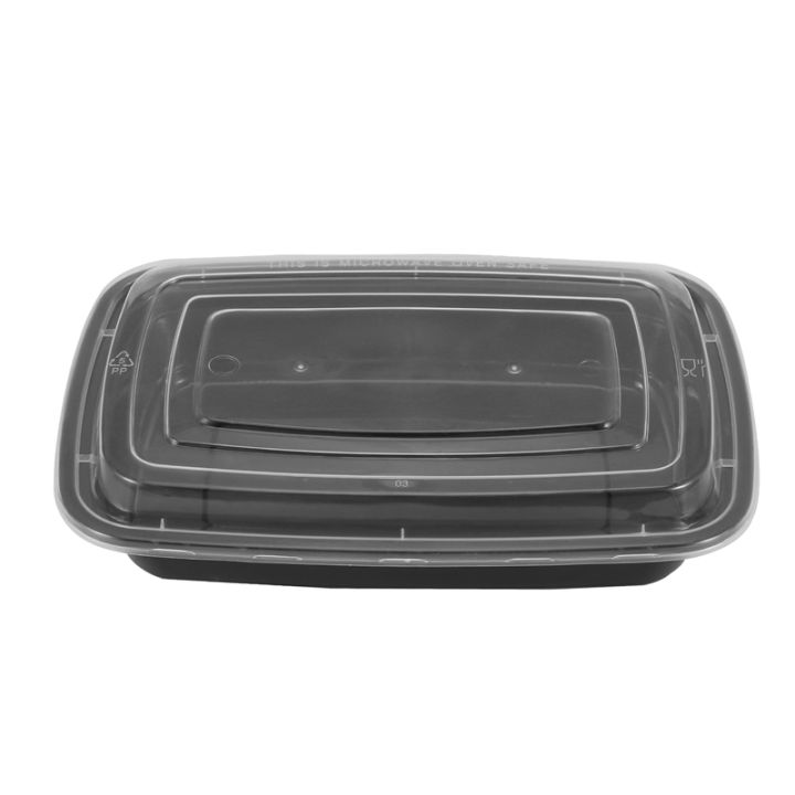 25PCS Meal Prep Containers, 1 Compartment Food Prep Containers, Food