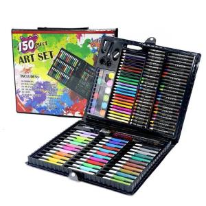 COD Crayon Anak Pengasah 208pcs Set Alat Menggambar Melukis Anak-anak Crayon Cat Air Pensil