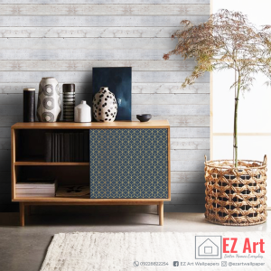 EZ Art wallpaper bronze geometric navy blue matte plain self adhesive home decor sticker