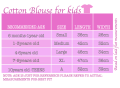 BULK SALE!! 10pcs. MALL QUALITY COTTON BLOUSE FOR KIDS 6months-TEENS. 