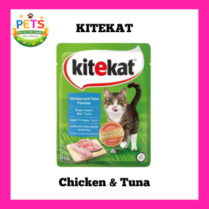 Kitekat Pouch 70g (Adult - Chicken Salmon Chicken Tuna) / (Kitten - Tuna Chicken Chicken Salmon)