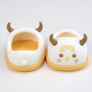 NNIWEEI 20cm Giày búp bê Bông Động vật Giày đế bằng Hoạt hình Làm bằng tay Giày mini Quà tặng sinh nhật