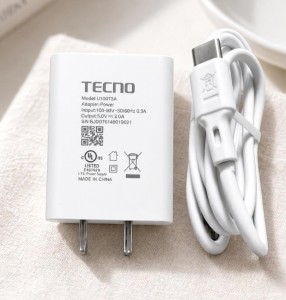 BLM : Tecno 2.4A USB Cable |type c Boost Tecno Original Super 18W Fast Charger + 2.4A USB Cable |type c / Micro USB