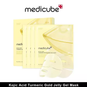 medicube Kojic Acid Turmeric Brightening Gold Jelly Gel Mask | Overnight Face Mask for Glass Glow Skin