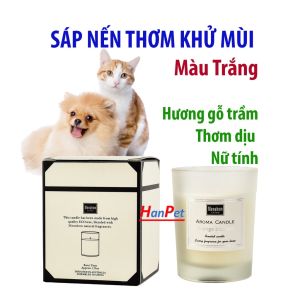 Sáp nến thơm khử mùi hôi phòng chó mèo