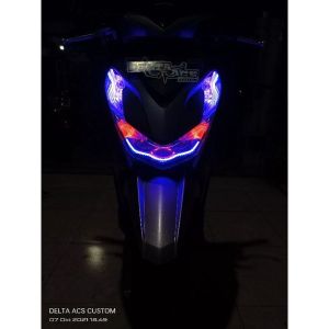 PROMO SATU PAKET LAMPU ALIS HONDA BEAT LAMPU SEIN LAMPU SENJA DRL FLEKSIBEL EXTRA DEMON EYE HONDA BEAT BERKUALITAS TIDAK  BERBINTIK SIAP PASANG LAMPU ALIS PNP SIAP PASANG