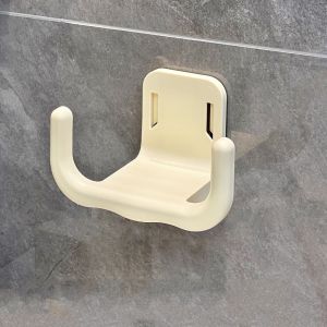 HARTLEYWD U-shaped Hanging Tissue Holder Punch-Free Removable Wall-Mounted Napkin Holder Durable Space Saving Paper Towel Container Mirror Cabinet