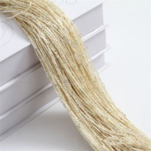 DETER CAPITAL60DE1 Bold Encryption Home Decor Room Divider Net Wedding Party Decoration Window Curtains Shining Screen Panel Hanging Beaded Curtains Door Fly Screen Glitter String Curtain