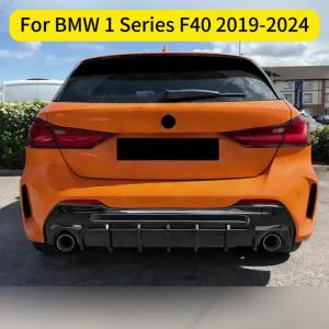 kkmf For BMW 1 Series F40 2019-2024 M Sport Version Sport Rear Diffuser Bumper Lip Protector Guard Trim Styling Tuning Accessories 6B2Z9