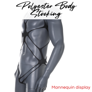 Mens Body Stocking: Polyester Fishnet 1-Piece Body Stocking (CMK051)