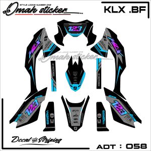 Striping Stiker KLX BF Fullbody Keren Kode ADT.058