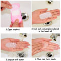 Hodeso - Paper Soap 20 Sheets for Travel , Portable Anti-Bacterial Clean Paper Soap Sheet  Hand Paper Soap Japan Hand Soap Travel Soap with Box. 