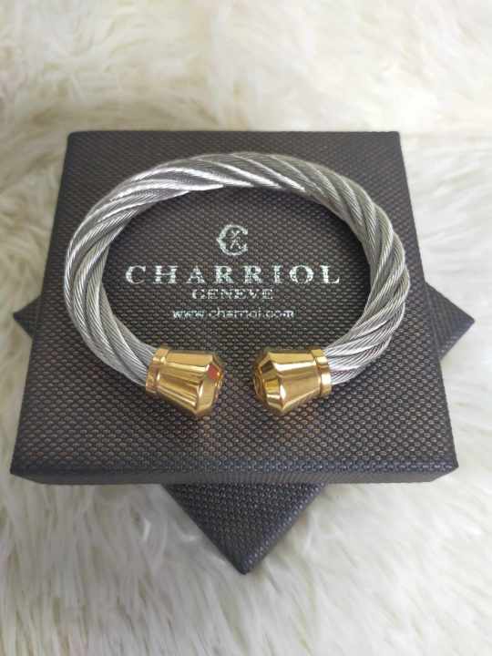CHARRIOL Edition Mens Bangle Bracelet Non Tarnish Quality 21cm