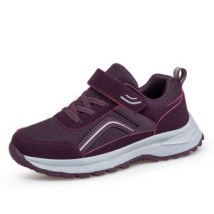 Lesvago Men or women diabetes foot shoes suitable for gout foot swelling wide foot toe valgus breathable anti-skid light elderly walking shoes