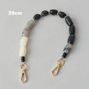 New Fashion Woman Bag Accessory Detachable Luxury Beaded Chain Cute Acrylic Luxury Short Strap Women Handbag Shoulder Handle Chains