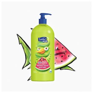 Sữa tắm gội xả cho bé Suave Kids 3 in1 hương trái không cay mắt  Mỹ 532 ML