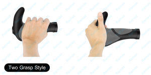 IRONBOX 2PCS Upgraded Ergonomic Rubber  Cycling MTB Mountain Bike Bicycle Lock-on Handlebar Ends Grips/Cover [In Stock & Fast Shipping ]