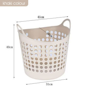 【SG】HXR Home Multi-functional Plastic Laundry Basket Rack Waterproof Laundry Basket Large Capacity Storage Bag 脏衣篓