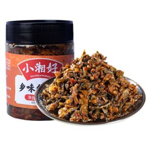280g/bottle Hunan Grandmas Dish Spicy Pickle Instant Pickle 湖南特产 湘西外婆菜 香辣下饭菜 即食酱菜 咸菜拌饭酱