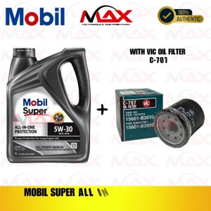 MOBIL SUPER ALL IN ONE PROTECT 5W30 GAS 4L/GAL + C-707 VIC 100% ORIGINAL AUTHENTIC