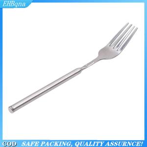 [COD] Silver Stainless Telescopic Extendable Fork Dinner Fruit Dessert Long Cutlery Forks BBQ Meat Fork Kitchen Dinnerware Tableware