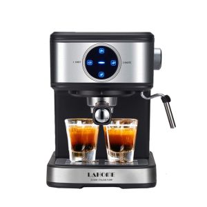 🎁 【2 Year Warranty】Lahome Espresso Coffee Maker Machine On Sale Fully Automatic Shut-Off Smart Controls LCD Touch Panel For Home/Office/Business/Nespresso Expresso Milk Fother Steamer Cappuccino Latte Machiato Ture 20BAR