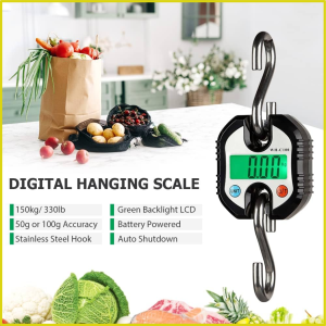 BARU WeiHeng Timbangan Koper Tas Gantung Digital Elektrik Scale 150kg 0.05-0.1kg - WH-C100