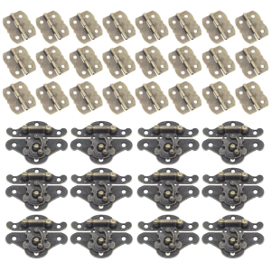 Decorative Butterfly Shaped Hinges Iron Latches Durability Hardwares Decorative Hinges For Vintage Home Improvement