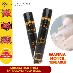 Barbara Hair Spray Extra Strong 450ml Hair Styling Rambut Salon