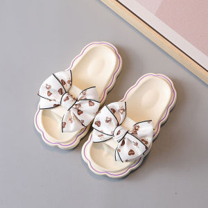 Dép Cho Bé Gái Dép Lê Bánh Mì Bé Gái Đính Nơ K203 Thời Trang Siêu Xinh Cho Bé