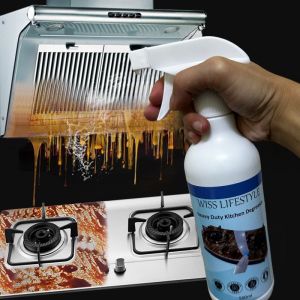 Wiss Lifestyle Heavy Duty Kitchen Degreaser Oil Remover Spray Multipurpose Dirt Lampblack Grease Stain Cleaner 500ml