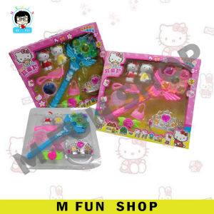 *Stock Clearance* DIY Cute Cartoon 8 in 1 Hello Kitty Toy Set 凯蒂猫玩具套装
