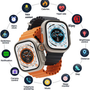Smart Watch Bluetooth Calling 2.2inch Smart Watch Series 8 Sports Watch SmartWatch ECG+PCG Sport Men Fitness Health Monitoring Voice Assistant