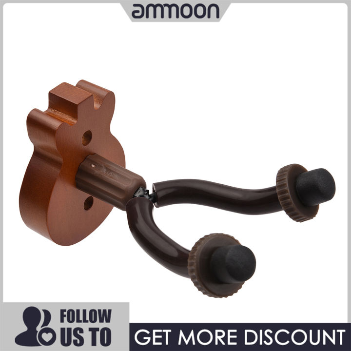 [ammoon]อูคูเลเล่เครื่องดนตรีGuitar Hanger Wall Hook Holder Stand with