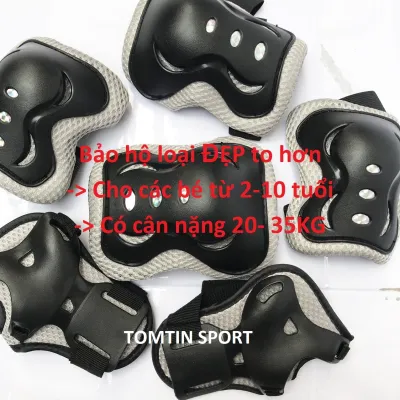 Bảo hộ patin trẻ em bảo vệ đầu gối và tay khi trượt patin ván trượt và các môn thể thao ngoài trời khác - TOMTIN SPORT