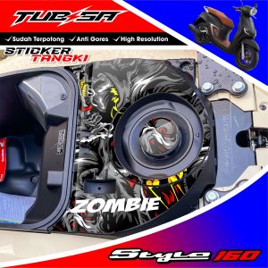 (COD)STIKER TANGKI BENSI STAYLO 160 PREMIUM STICKER TANGKI MOTOR STAYLO ANTI LUNTUR TERBARU
