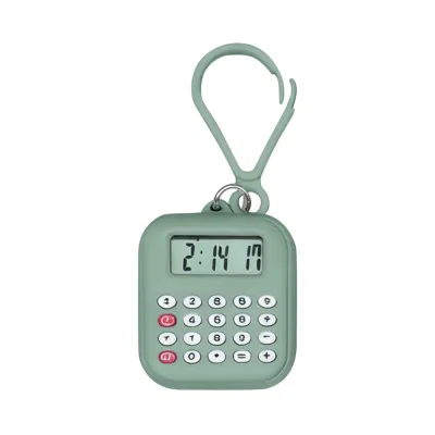 MAJESTICX Portable Mini Calculator Multifunctional 8 Digits Display Keychain Calculator Creative Lightweight Electronic Calculator Student Stationery