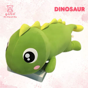 gấᴜ Bông khủng long mắt lồi Siêu To size 1M6 Tắc kè đuôi tim vải miniso co giãn mềm mịn gối ôm dài hình thú Cute
