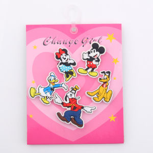 Charm cross Jibbitz Bộ Giày Khóa Lỗ Phụ Kiện  Chuột Mickey Hoạt Hình Giày Thời Trang Phụ Kiện Sticker Dép cross